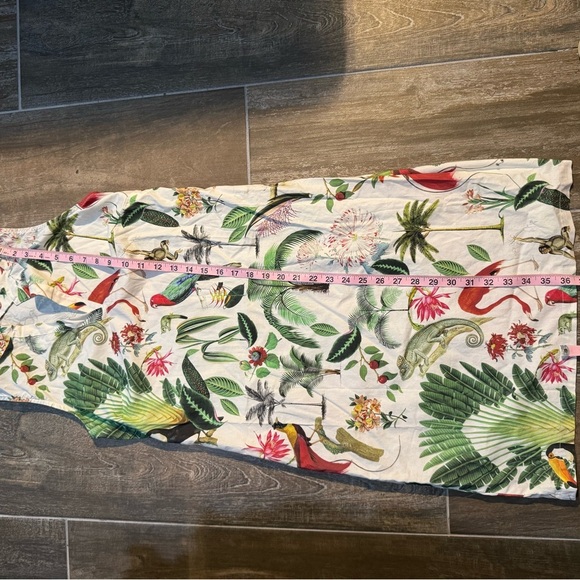 Vilagallo Green and Brown Mini Sundress Resort Wear - Picture 11 of 11